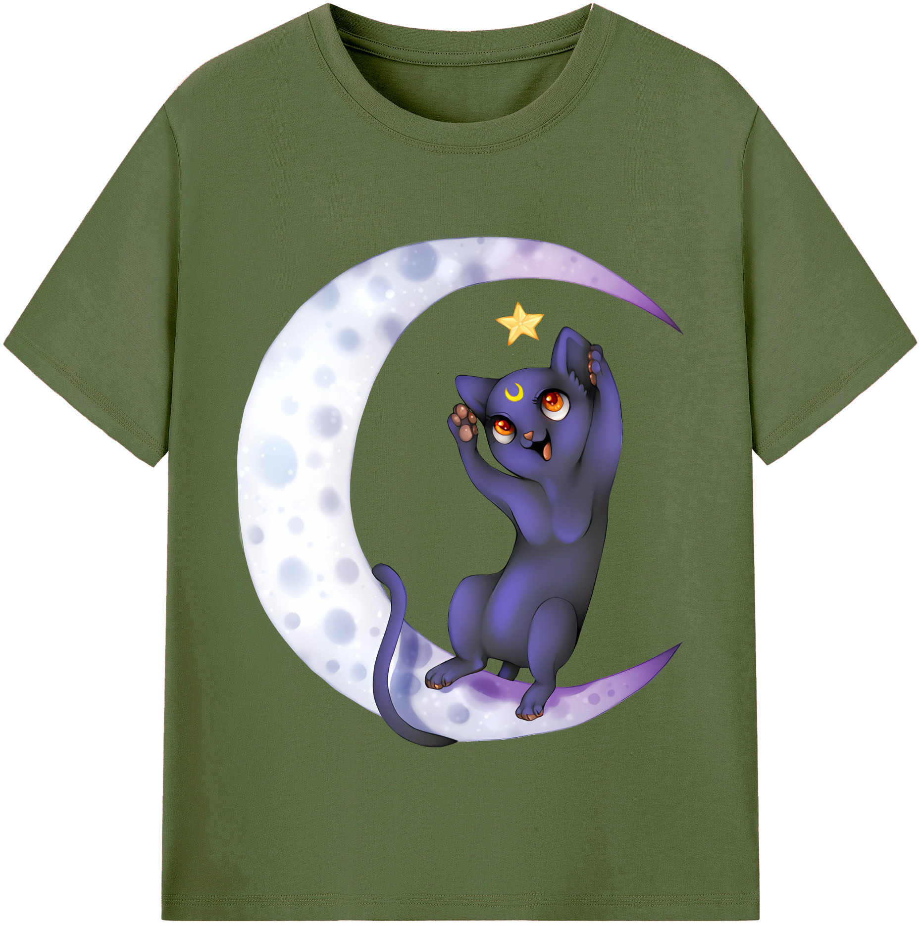 （画像用） 美少女戦士セーラームーン Sailor Moon 綿100％半袖Tシャツ（フロントプリント）